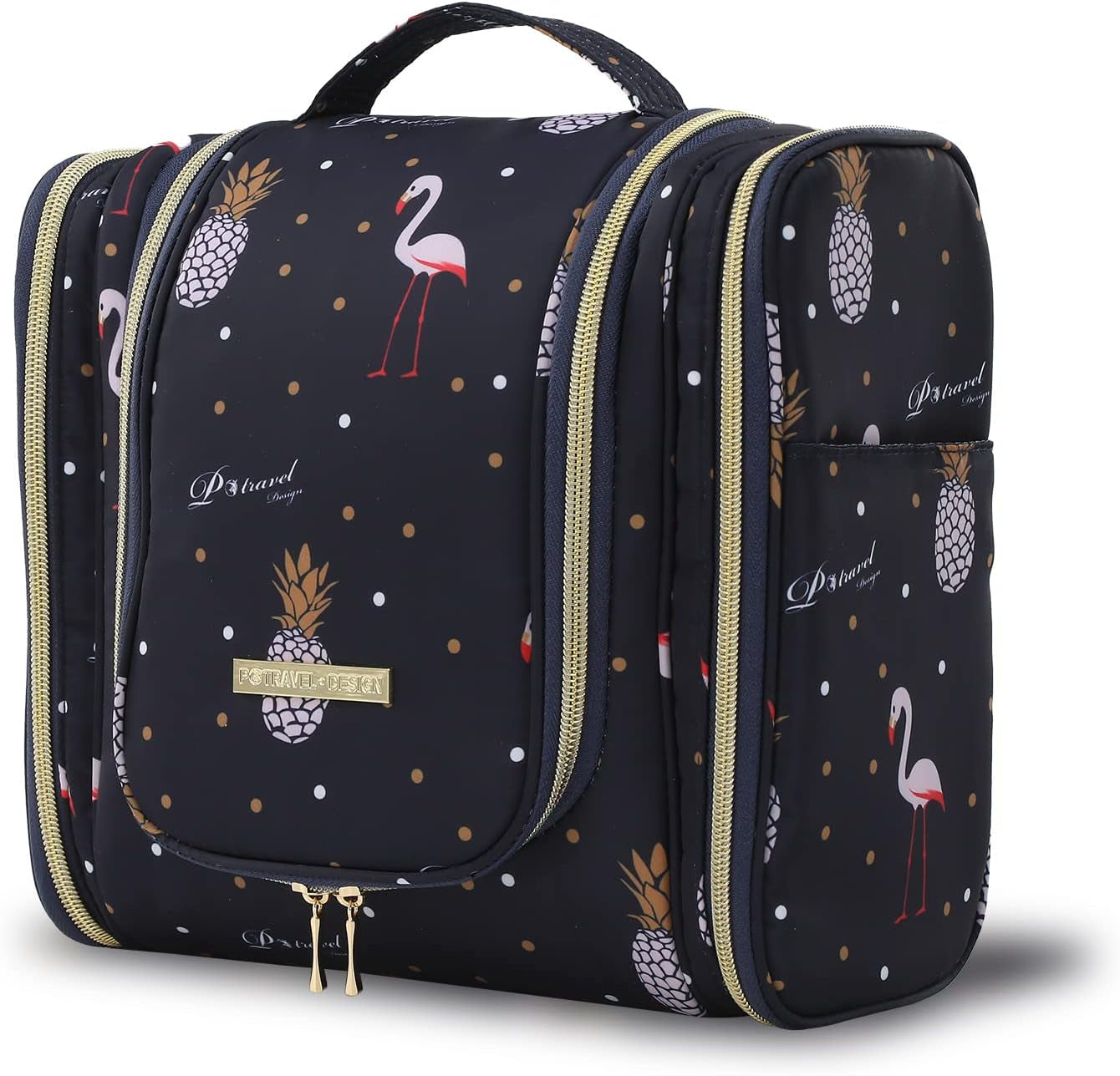 Bolsas De Aseo, Gran Capacidad Neceser De Viaje Con Colgar Gancho, Impermeable Organizador De Cosméticos