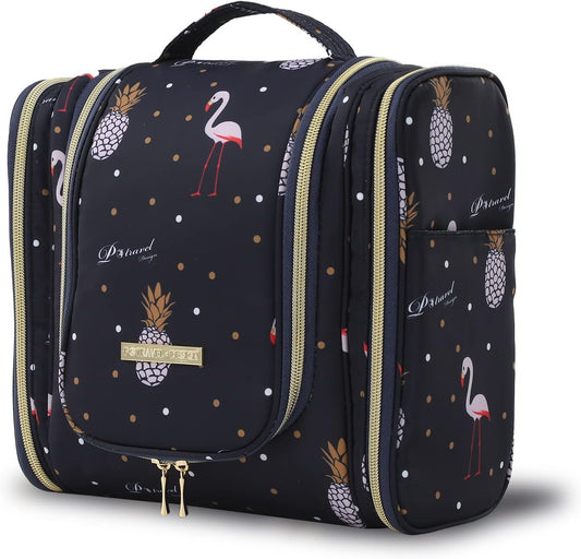 Bolsas De Aseo, Gran Capacidad Neceser De Viaje Con Colgar Gancho, Impermeable Organizador De Cosméticos