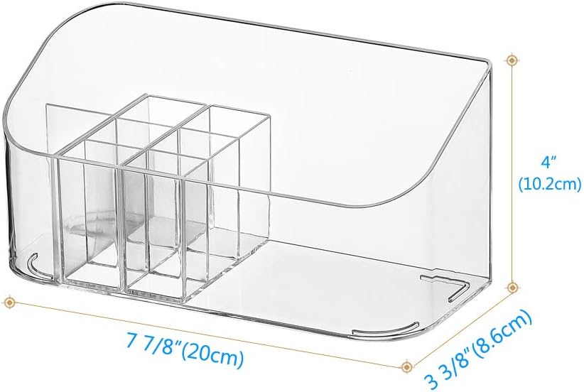 Plateau De Rangement Transparent Pour Maquillage Et Cosmétiques