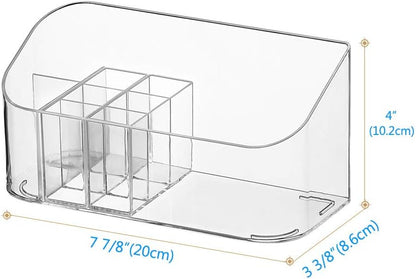 Plateau De Rangement Transparent Pour Maquillage Et Cosmétiques