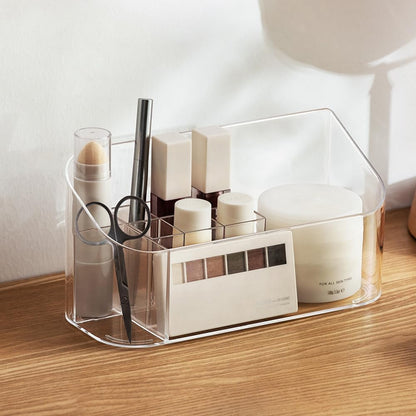 Plateau De Rangement Transparent Pour Maquillage Et Cosmétiques