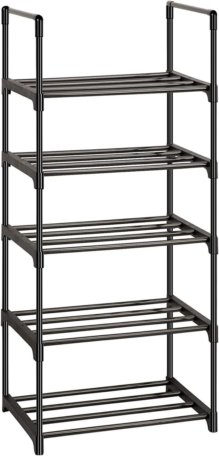 Shoe Rack, Sturdy Metal Shoe Rack Organizer,Narrow Shoe Racks for Closets,Shoes Rack,Shoe Stand,Shoe Shelf