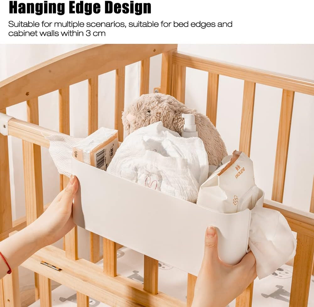 2 Stück Bett Organizer Zum Einhängen, Hängebett Organizer Aufbewahrungsk